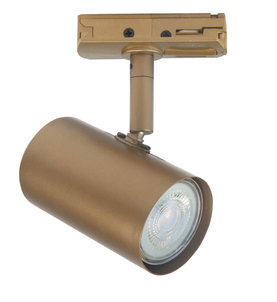 1-Phasen-Gold-Schienenstrahler Cilinder GU10 Highlight 8718379046308