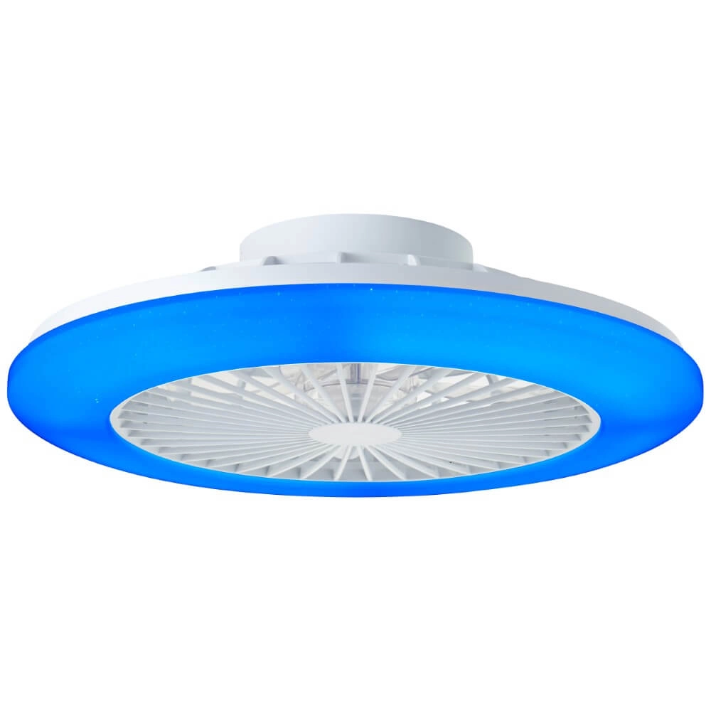 Weißer Fächer Salerno mit RGB-Funktion Brilliant 4004353433238