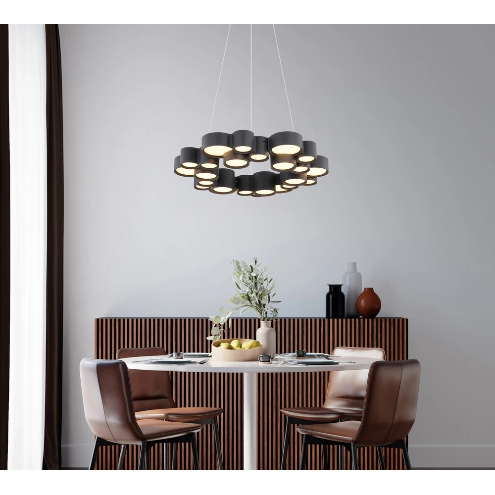 Design-Pendellampe Darla Schwarz Globo 9007371592463