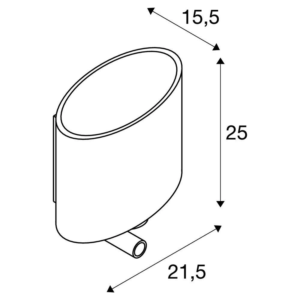 Wandleuchte Kenkua Spot mit Lesen von Licht SLV 4024163230513