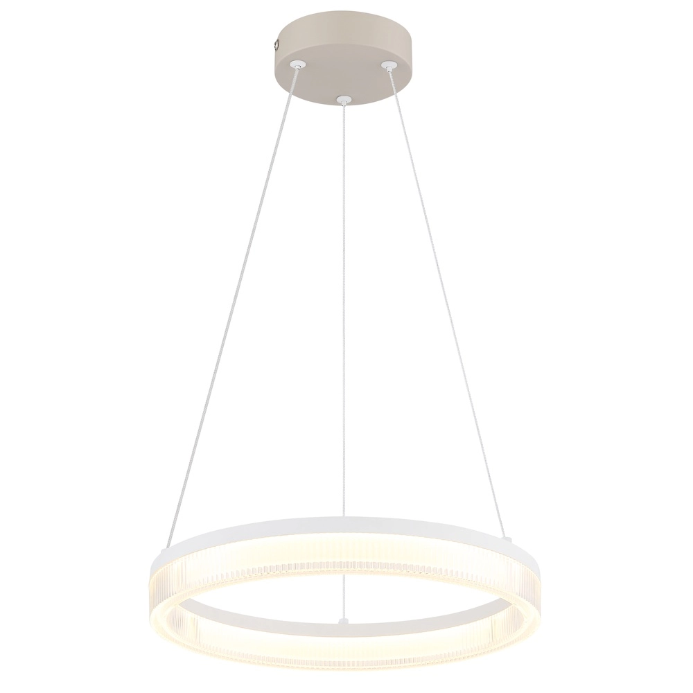 Moderne Pendelleuchte Zara sandbraun Ø 33cm