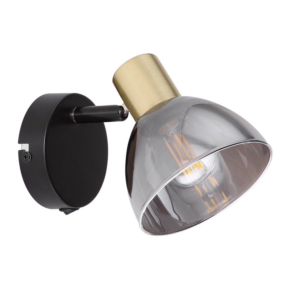 Design-Wandlampe Jay schwarz vom Rauch Globo 9007371393398
