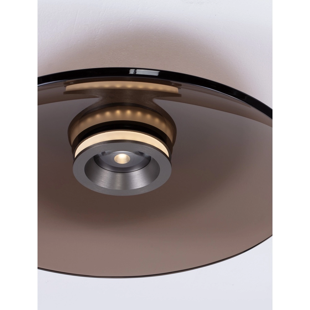 Deckenlampe Esti braunes Glas Ø 50cm Lyora 5212017461834