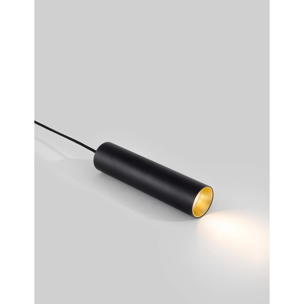 Schlanke Pendelleuchte Aila schwarz Lyora 5212017427274