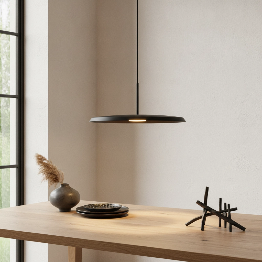 Moderne Pendelleuchte Osorno schwarz Ø 35cm