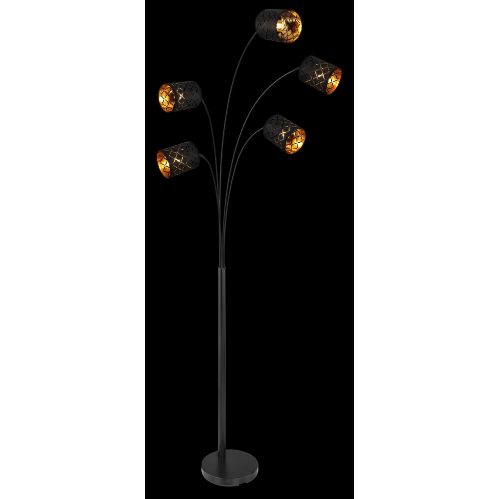 Stehlampe Clarke Schwarz Globo 9007371415953