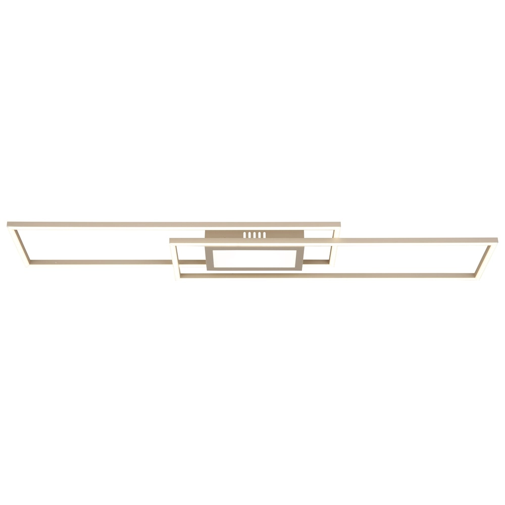 Längliche Deckenlampe Saunders Sandbraun Globo 9007371587353