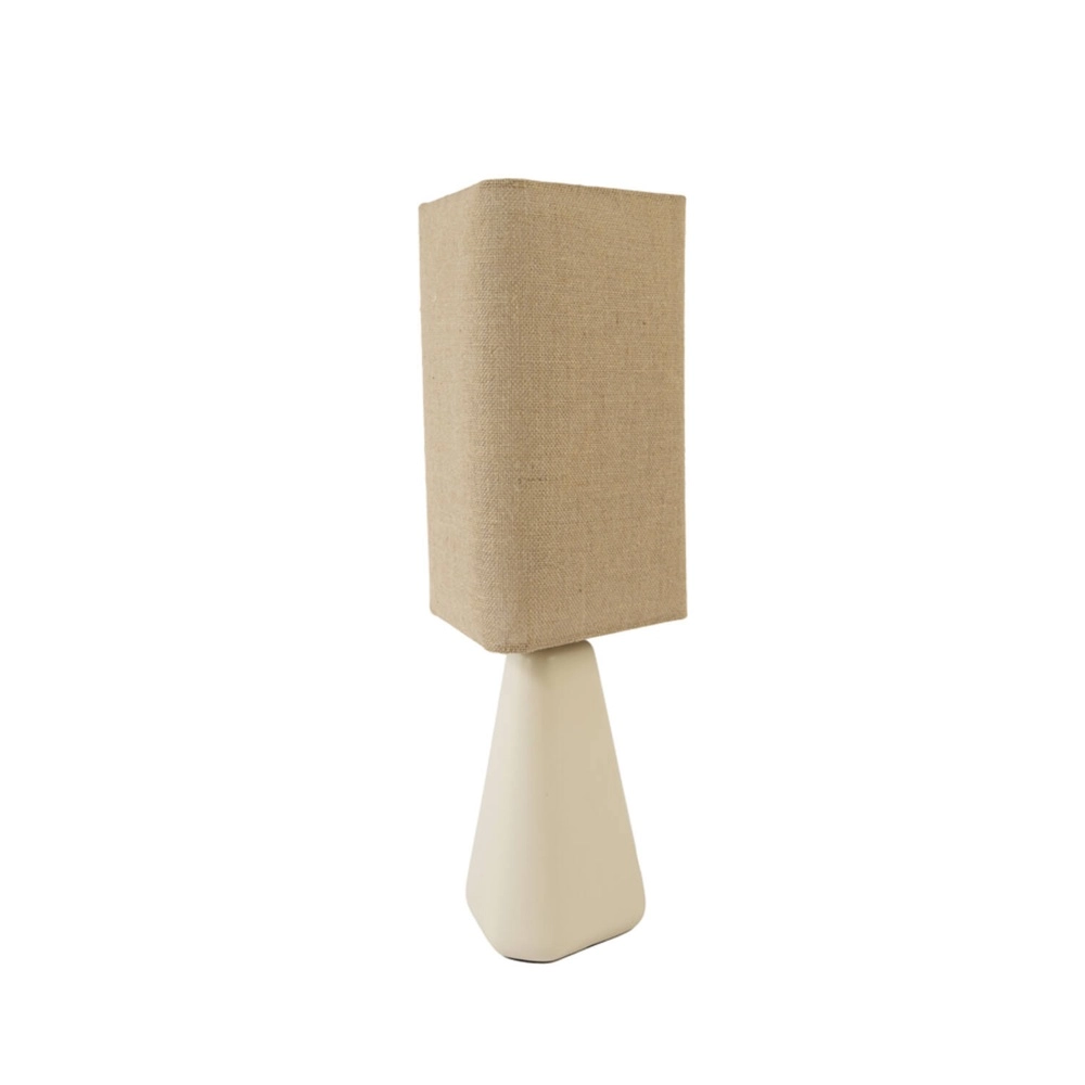 Design-Tischlampe Zuwena Braun