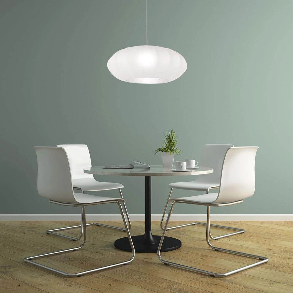 Pendelleuchte Sparkled Light Metall mit weißem Schirm Steinhauer 8712746173130