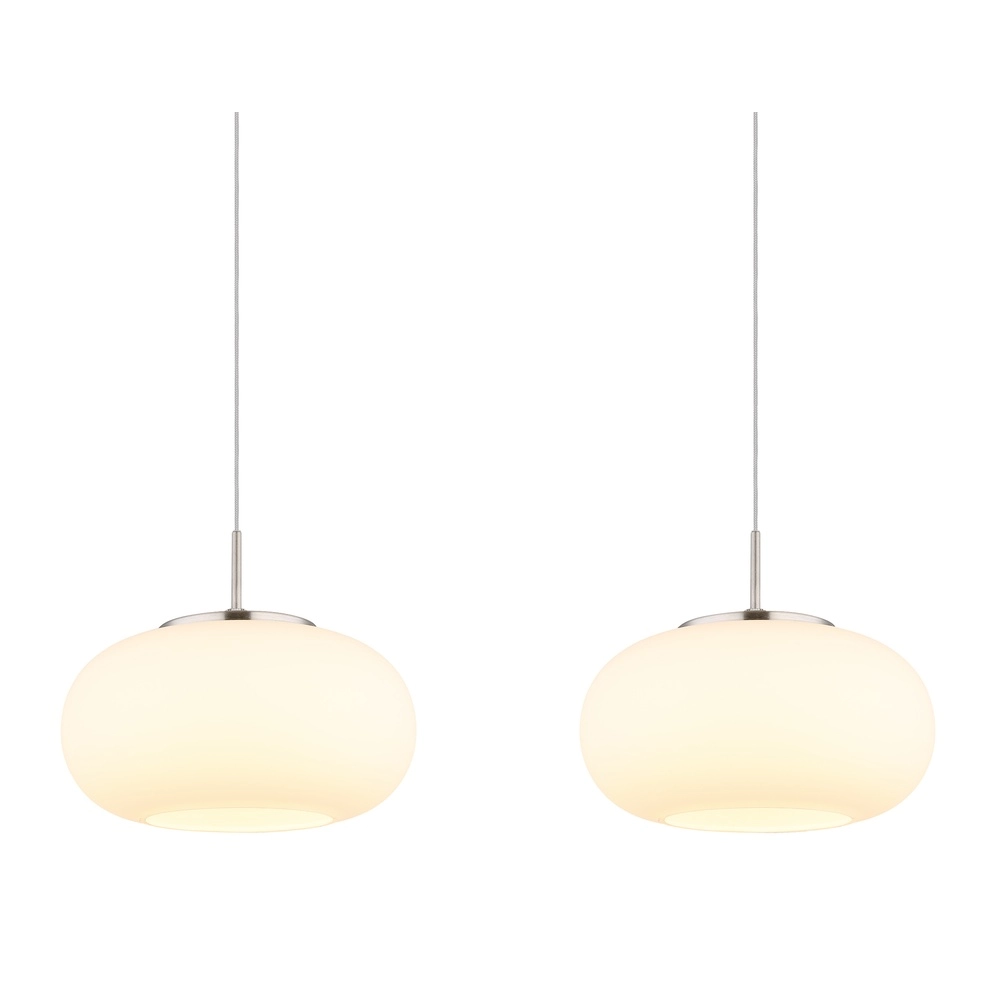 Design-Pendellampe Quintara 4-Light-Nickel Globo 9007371462322