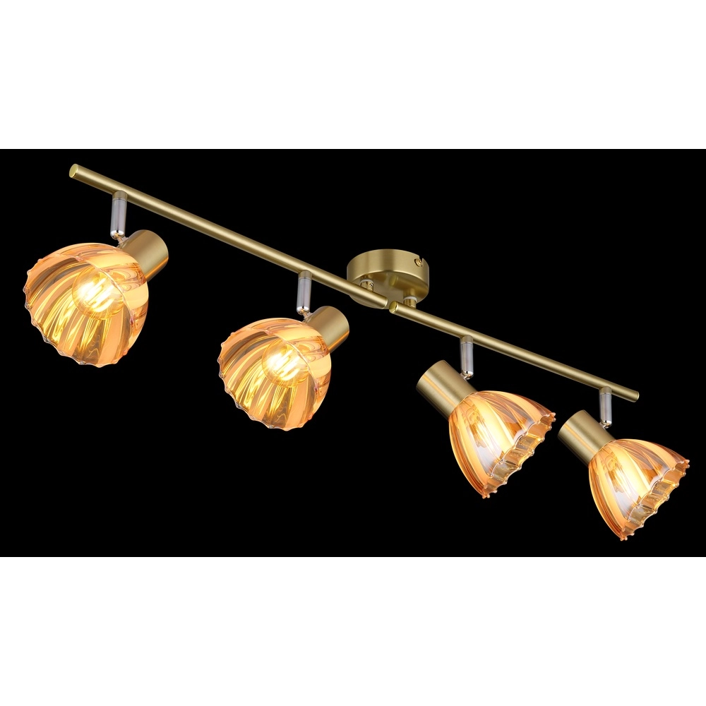 Deckenlampe 4-Licht Zachery Gold Globo 9007371531509