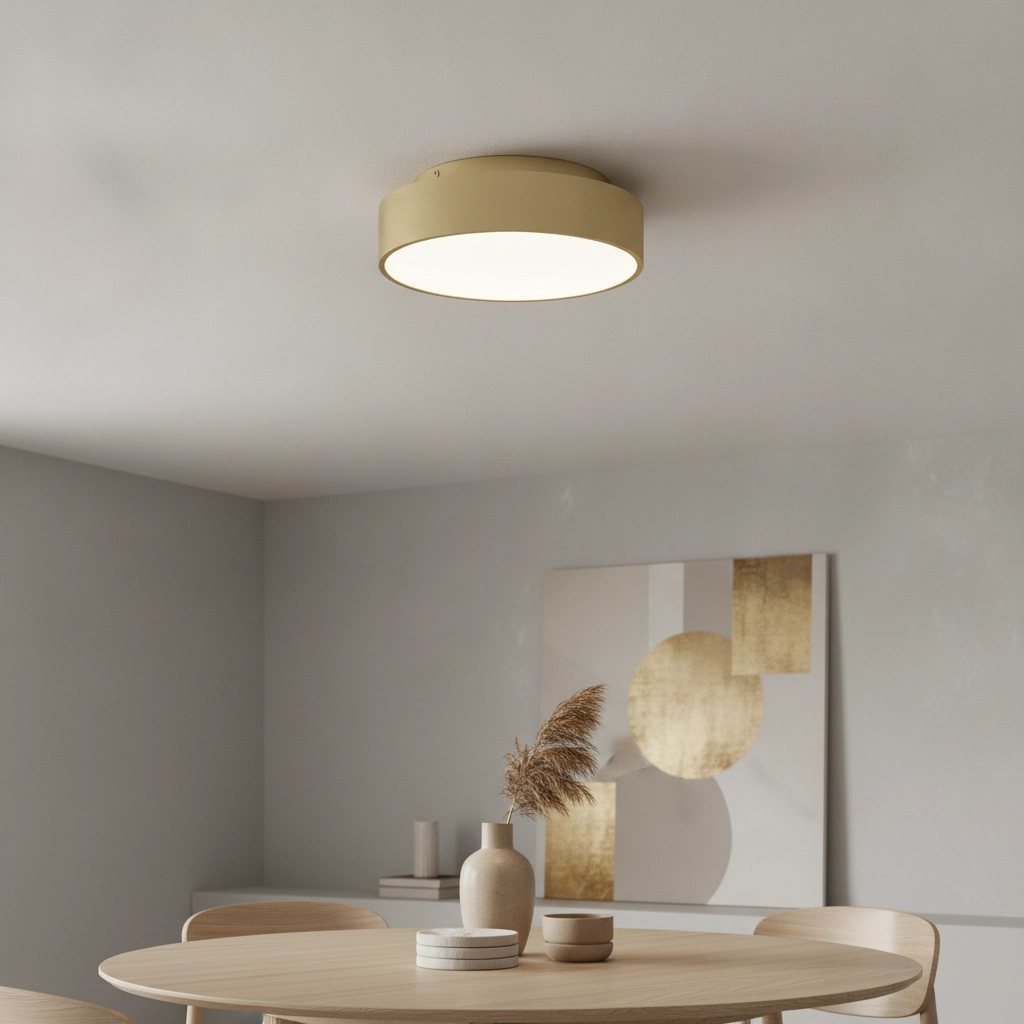 Deckenlampe Chicago Ø 25cm warmes gold