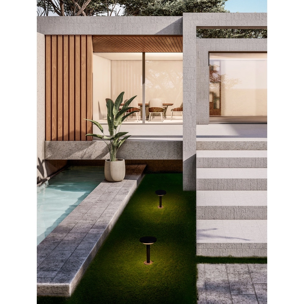 Gartenleuchte Nitro Design schwarz 23,7cm Lyora 5212017453112