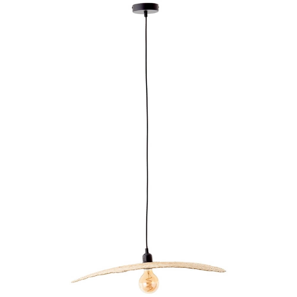Hängelampe aus Rattan Jefter Ø 60cm Brilliant 4004353393334