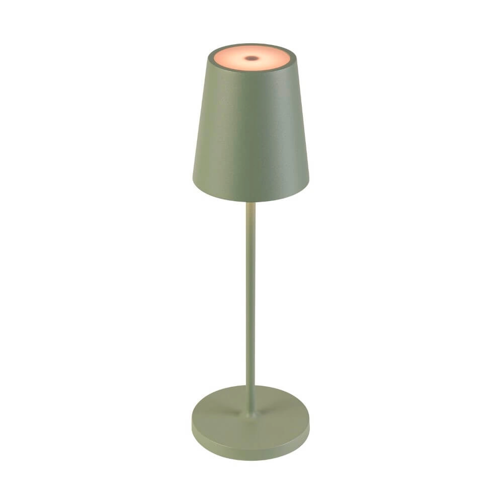 Tischlampe für den Außenbereich Vinolina Two grün - wiederaufladbar SLV 4024163288293