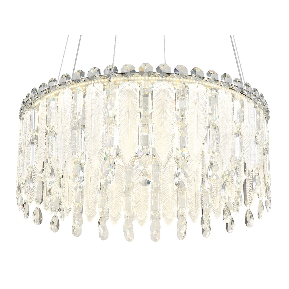 Pendellampe Klunka Chrom Ø 59,5 cm Globo 9007371456093