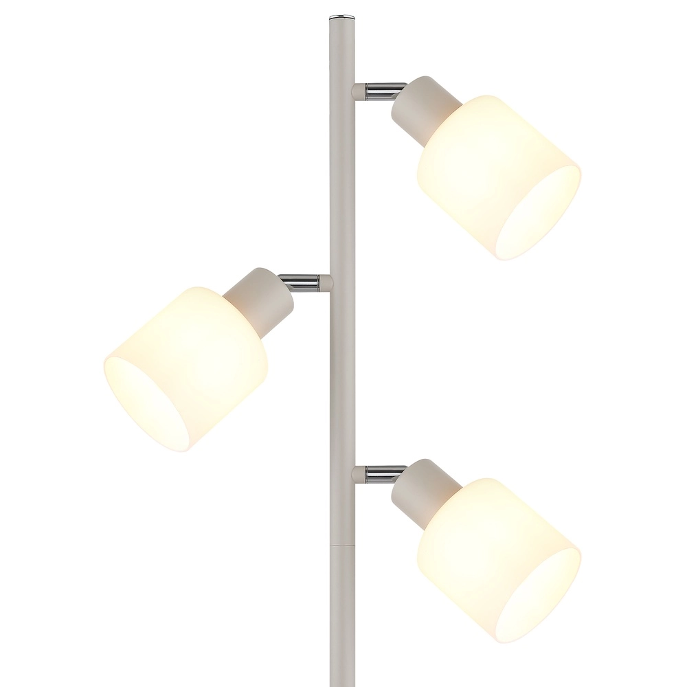 Stehlampe Trent sandbraun Globo 9007371572977