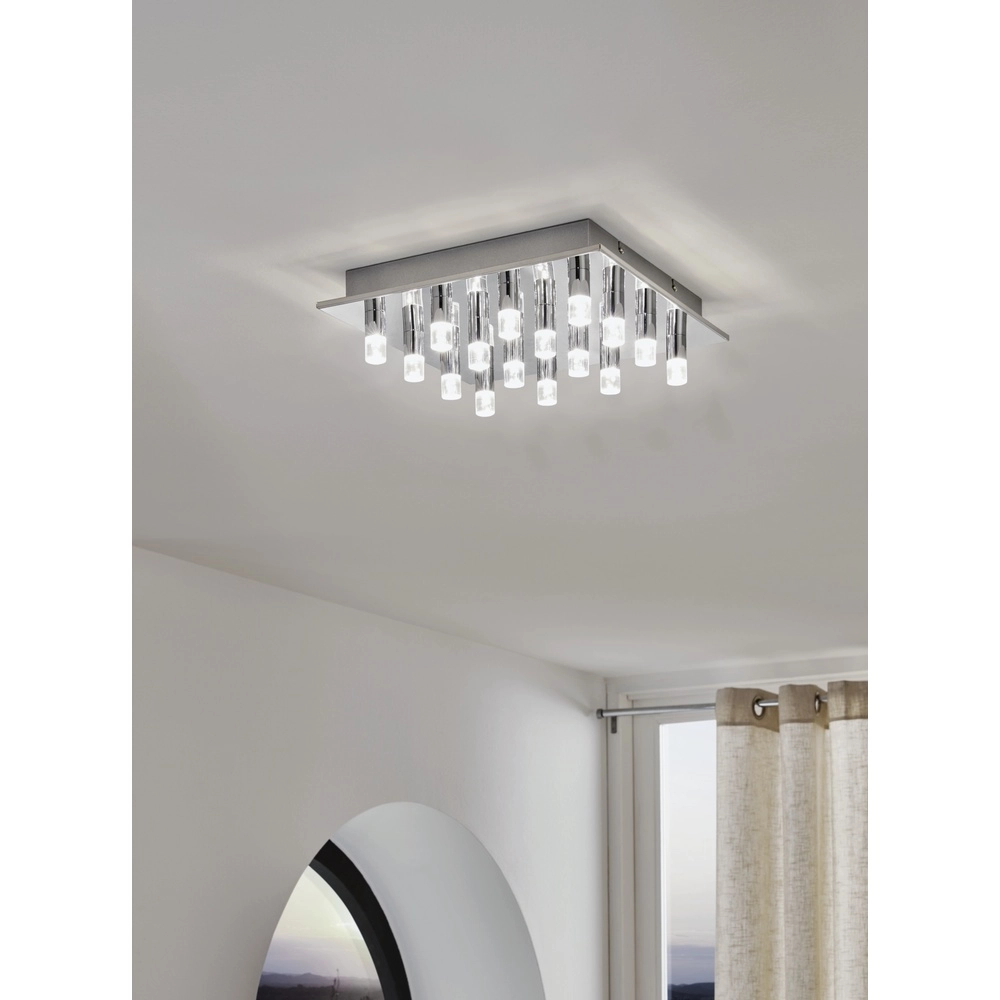 Deckenlampe Teocelo Chrom Eglo 9002759953638