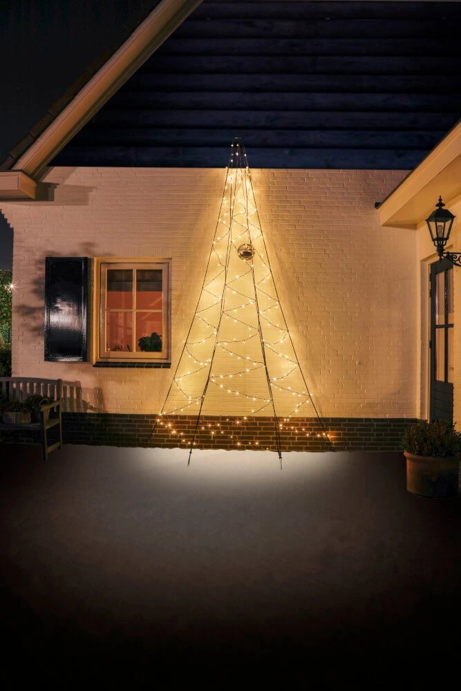 4 meter - Wall light - 240 Led - Warm White