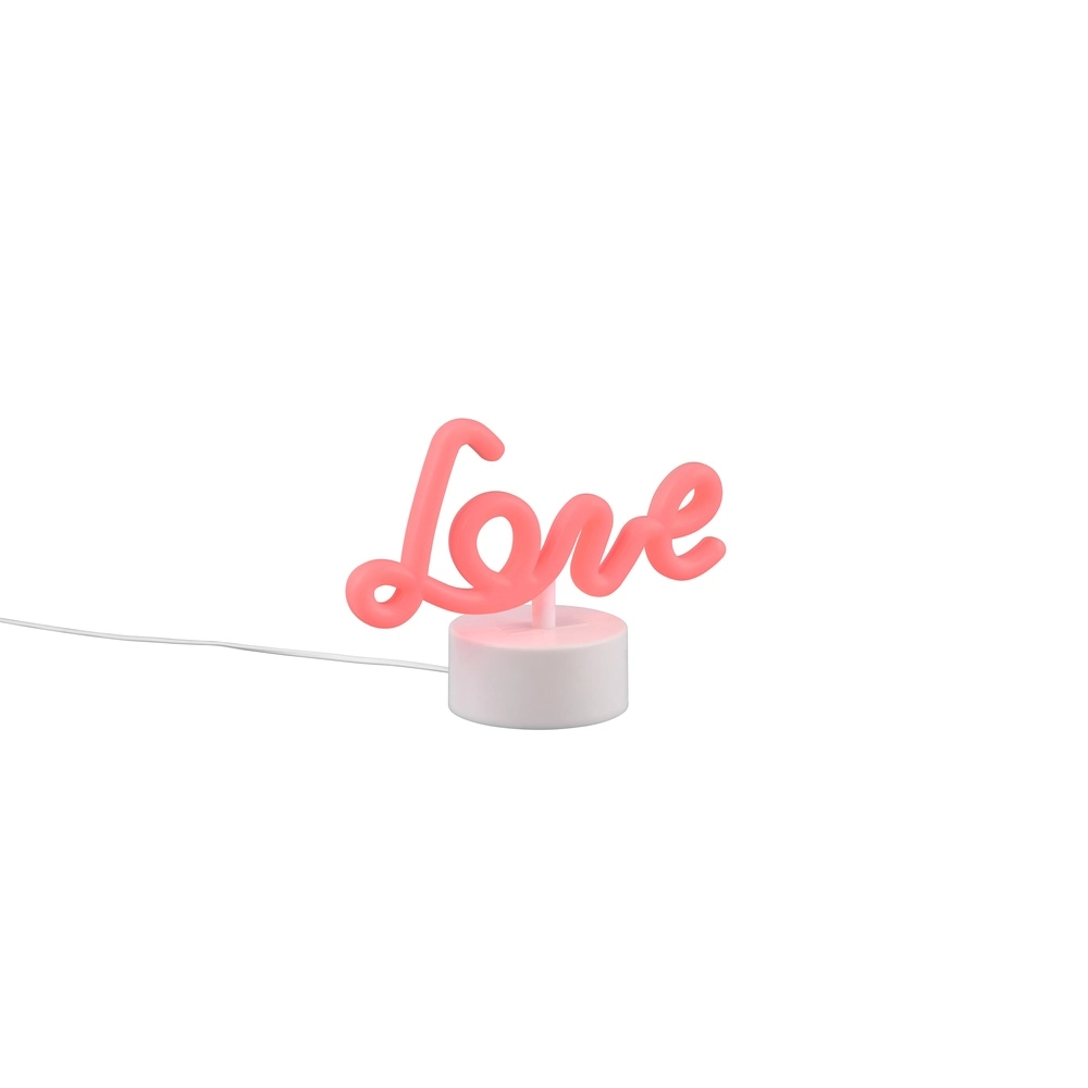 Neon Tischleuchte Amor rosa Trio 4017807600827