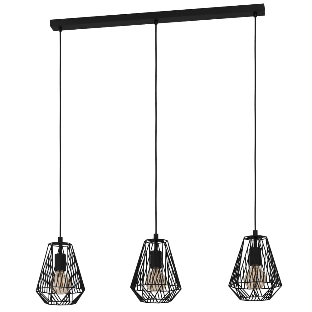 Schwarze Esstischlampe Stype