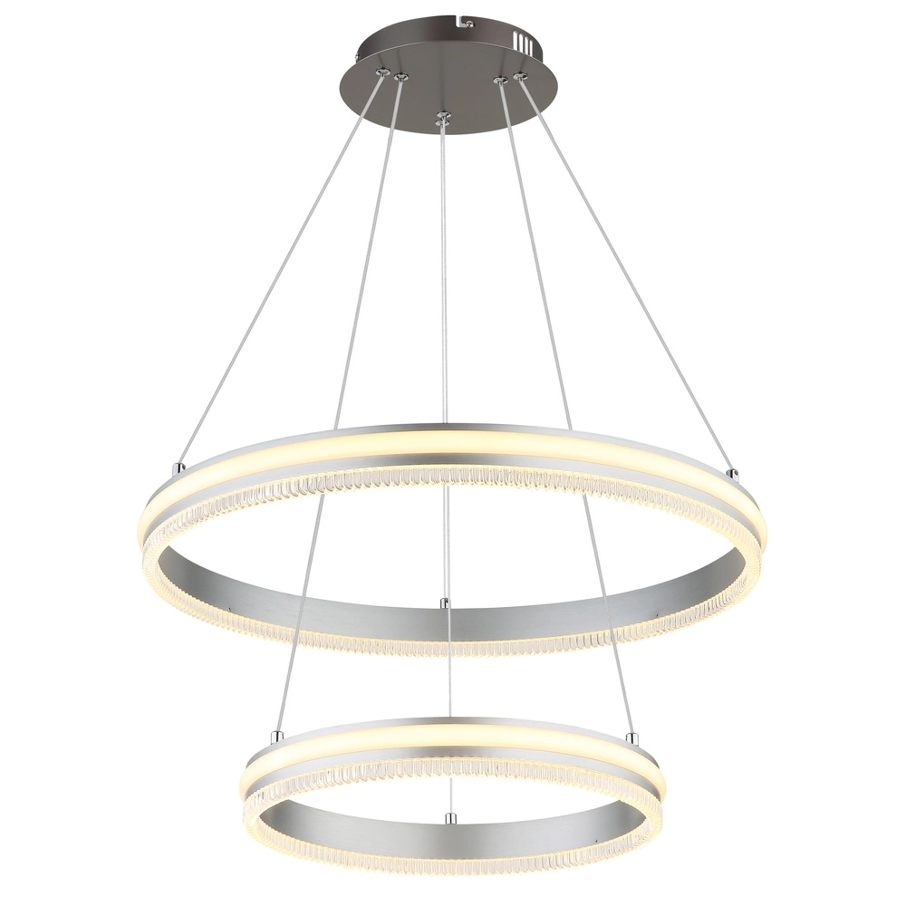 Pendellampe Francine Gunmetal 2 Ringe Globo 9007371583645