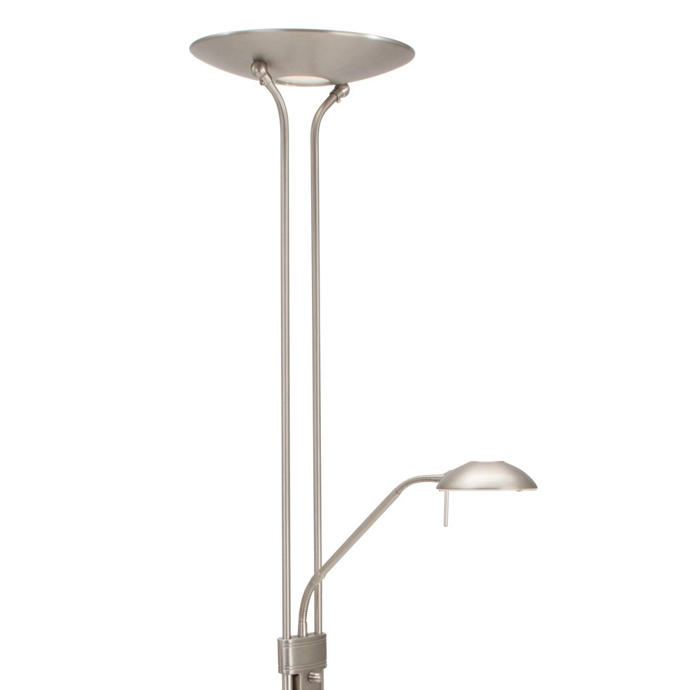 LED Stehleuchte Mexlite Up 180 cm - 3000k Metallgrau Steinhauer 8712746096354