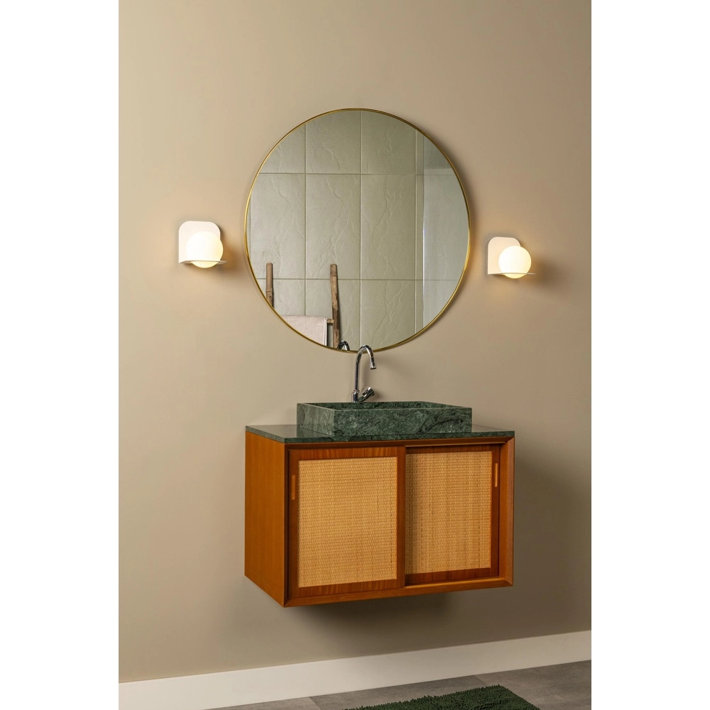 Design-Wandlampe Davy Weiß eignet sich für das Badezimmer Lucide 5411212040565