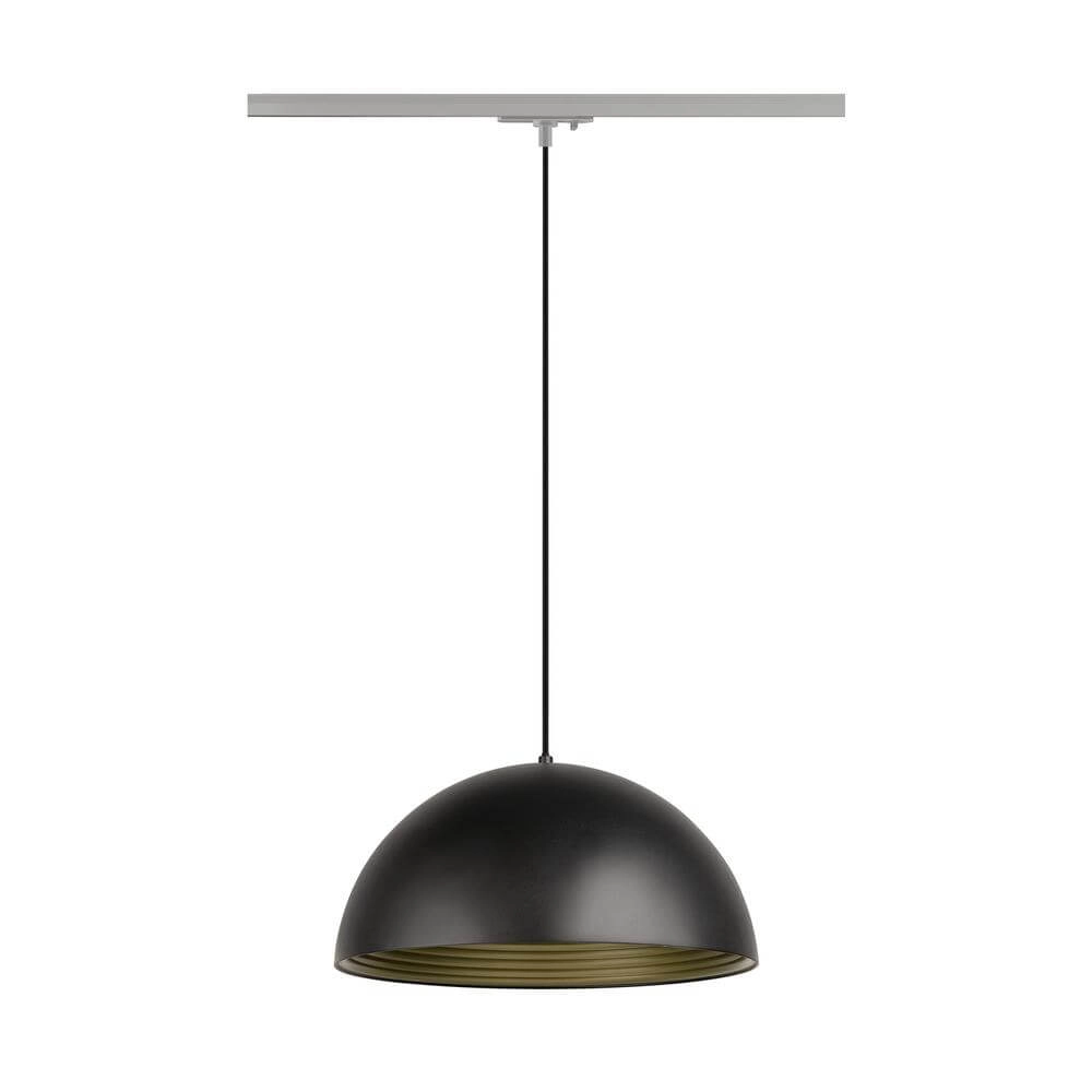 Pendelleuchte für Schiene Forchini M 40 schwarz-weiß 1-phasig Ø 40cm SLV 4024163298605