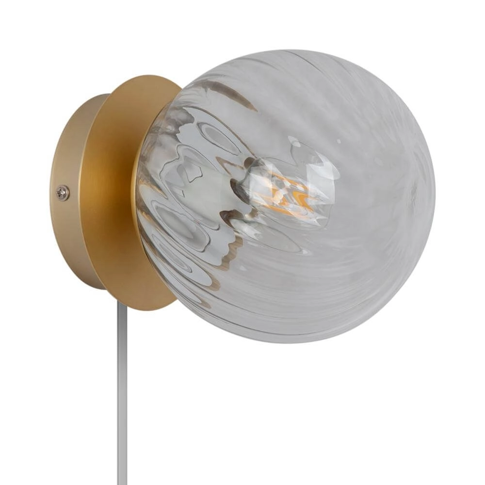 Wandleuchte aus Glas Chisell Messing Nordlux 5704924015663