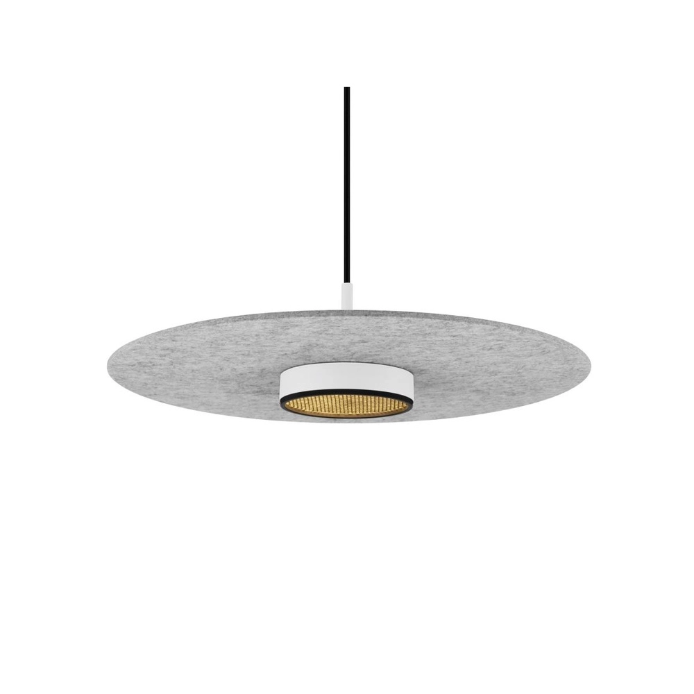 Kapuze aus Filz Grip! Flat Ø 50 x 0,6cm grau SLV 4024163316170