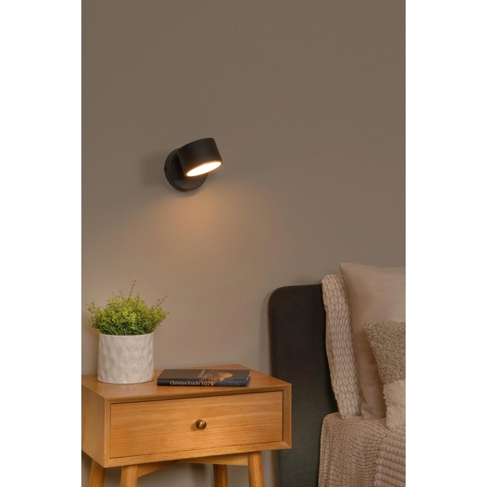 Wandlampe Gian Schwarz Lucide 5411212441997