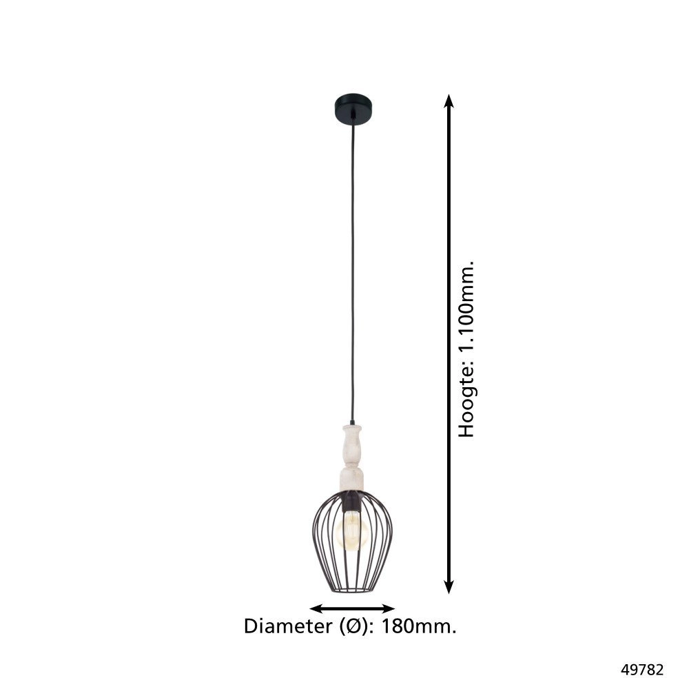 Pendelleuchte Norham 18cm Eglo 9002759497828