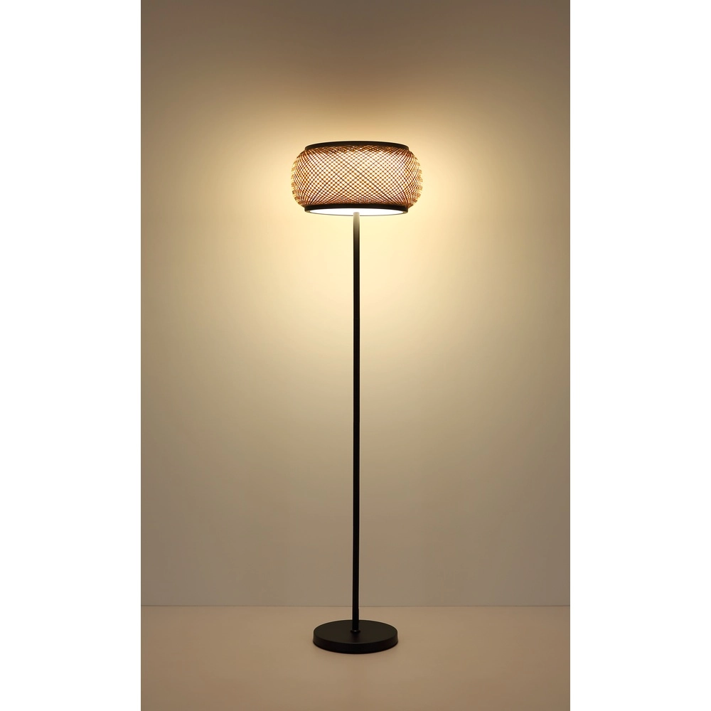 Stehlampe Bambora mit Bambus Ø 38 cm Globo 9007371569861