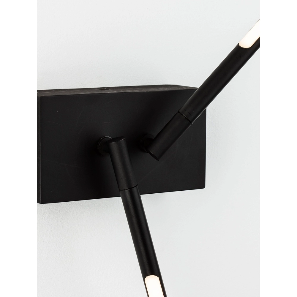 Wandlampe Raccio Schwarzes Doppel Lyora 5212017420466