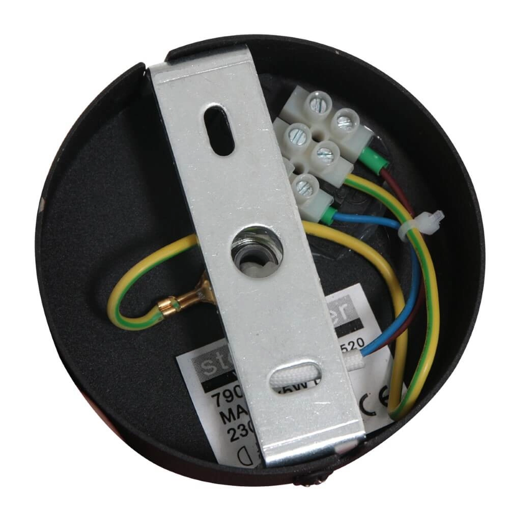 LED-Aufbaustrahler Natasja LED Schwarz Steinhauer 8712746134964