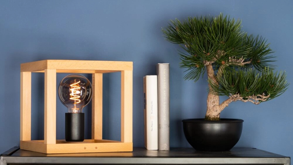 Tischlampe aus Holz Blackcrown 1 Eglo 9002759321475