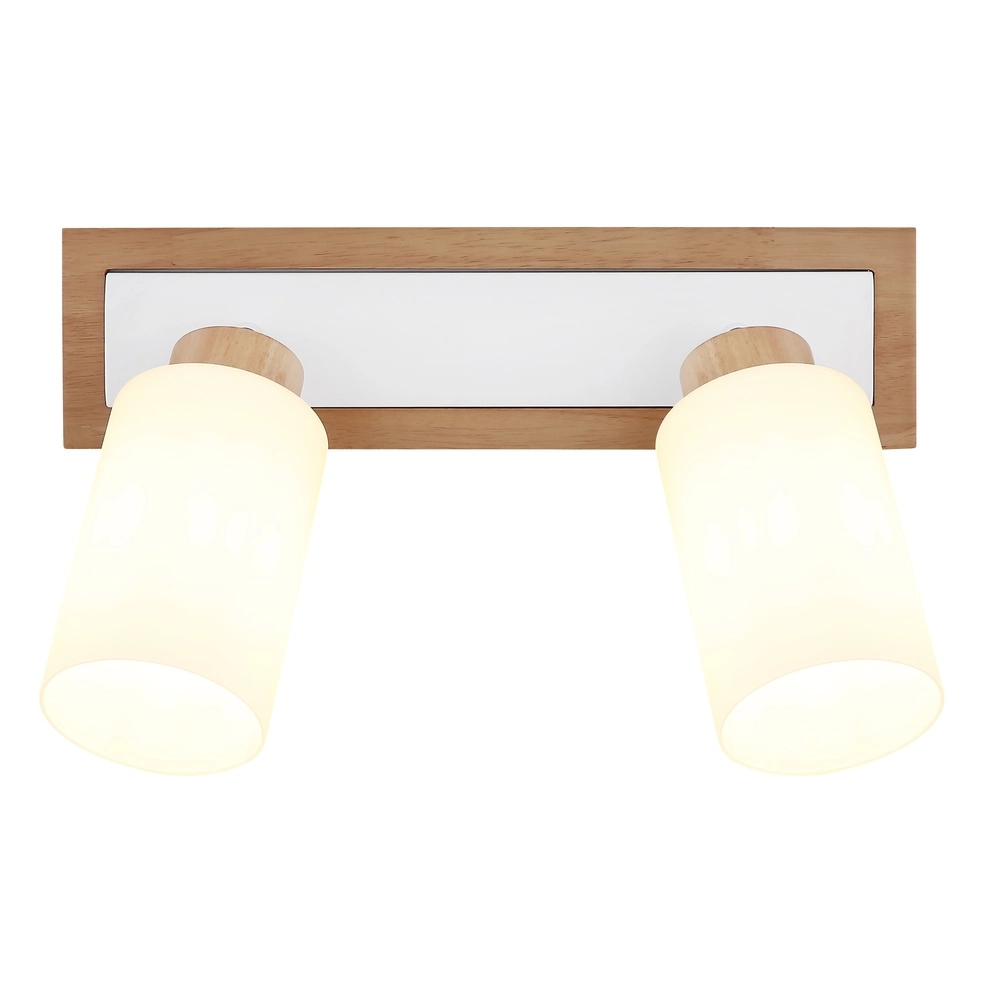 Deckenlampe Rowena 2-Licht Holz Globo 9007371592357