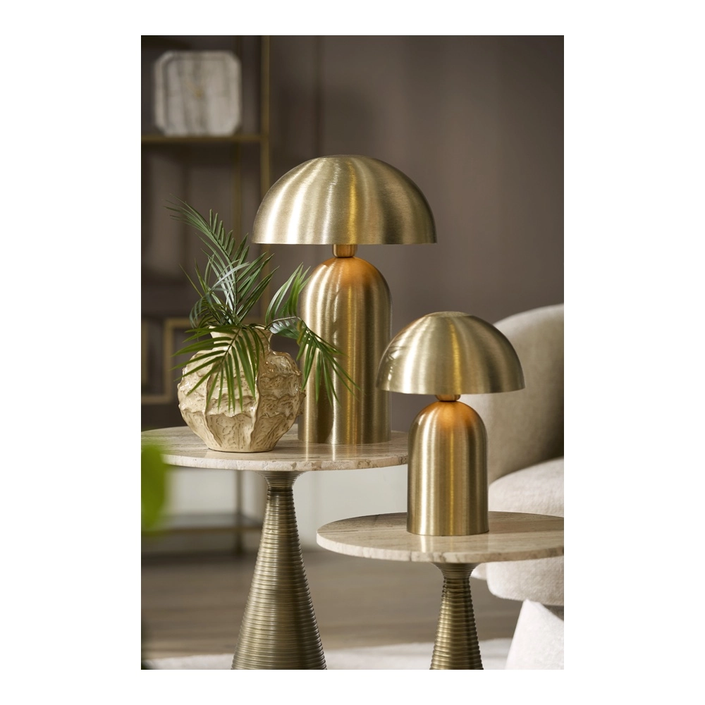 Design-Tischlampe Tolima Massives Gold Ø 31 cm Light & Living 8717807837884