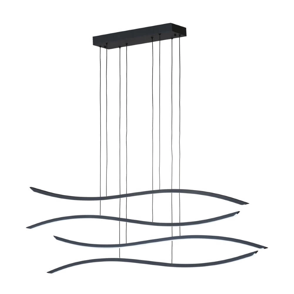 Design-Hängelampe Fisk Schwarz Fischer & Honsel 4003694610421