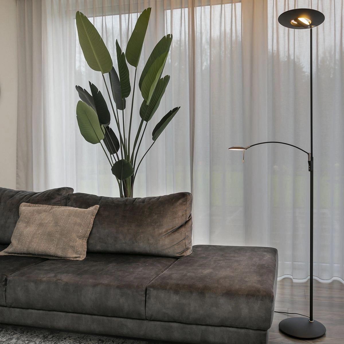 Leselampe Zenith LED schwarz Steinhauer 8712746113396