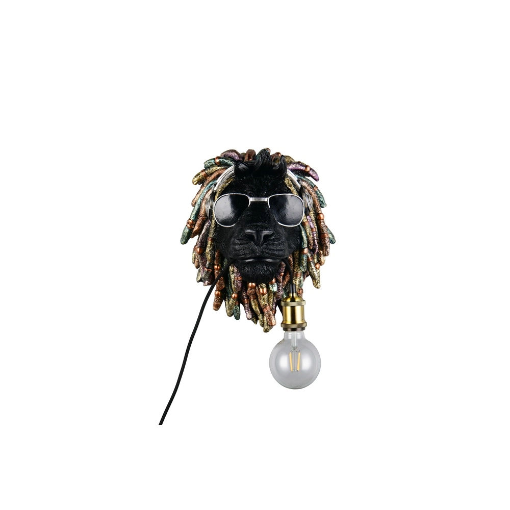 Wandleuchte Leo schwarz Trio 4017807677911