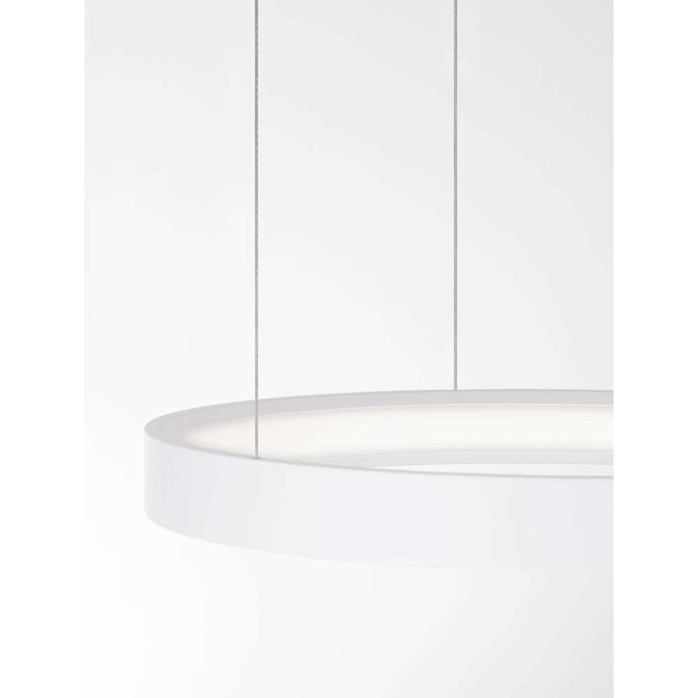 Runde Pendelleuchte Perrine weiß Ø 40cm Lyora 5212017438386