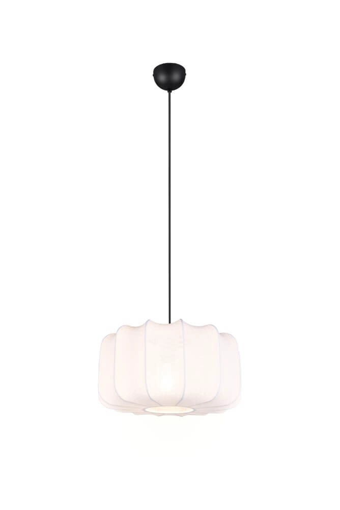 Weiße Design-Pendelleuchte Madleine Ø 40cm