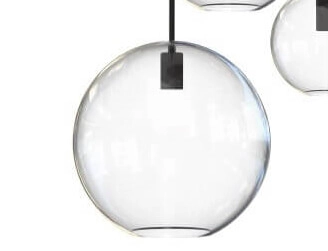Vide-Hängelampe Sphere mit Glas Lyora 5903139778893