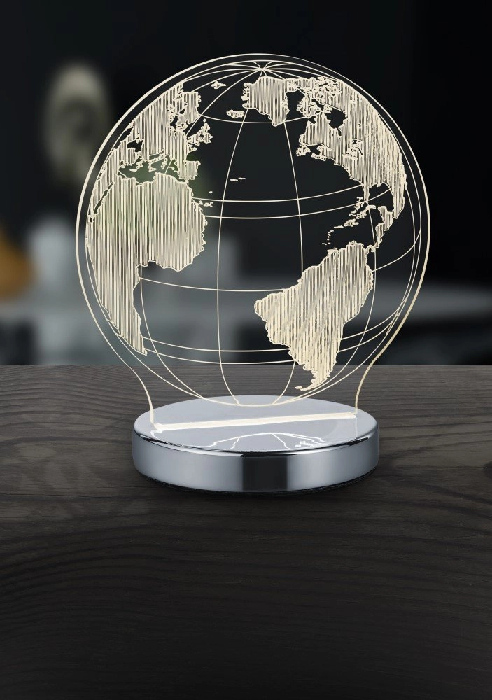 LED Tischlampe Bol World Trio 4017807358889