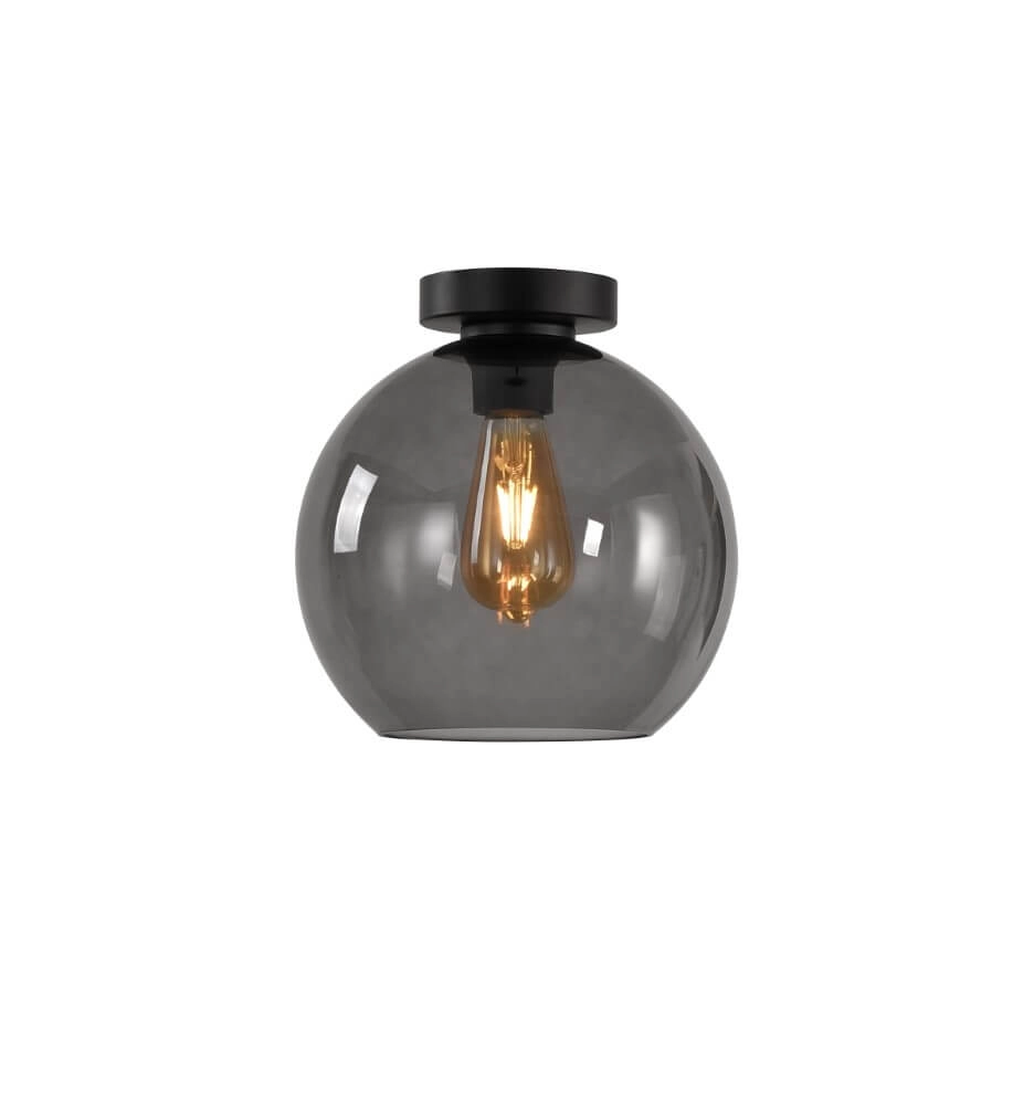 Deckenleuchte Marino graues Glas Ø 25cm