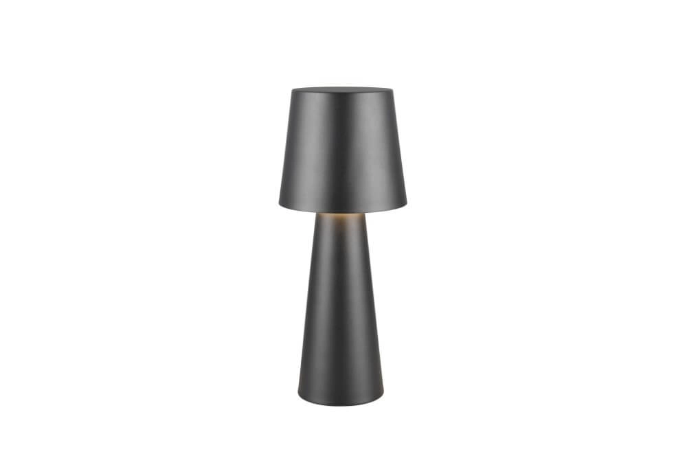 Nachttischlampe Nubian Schwarz Trio 4017807616132