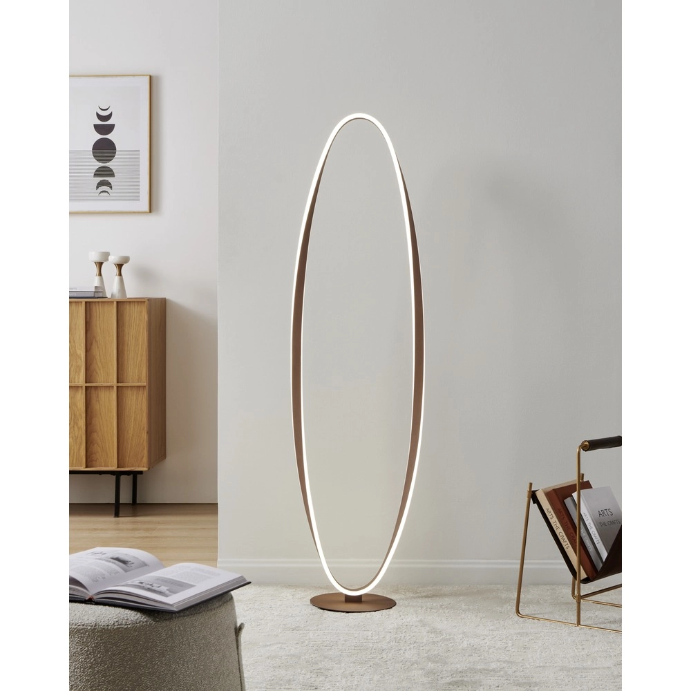 Design-Stehlampe Camerota Dark Bronze Eglo 9008606391264