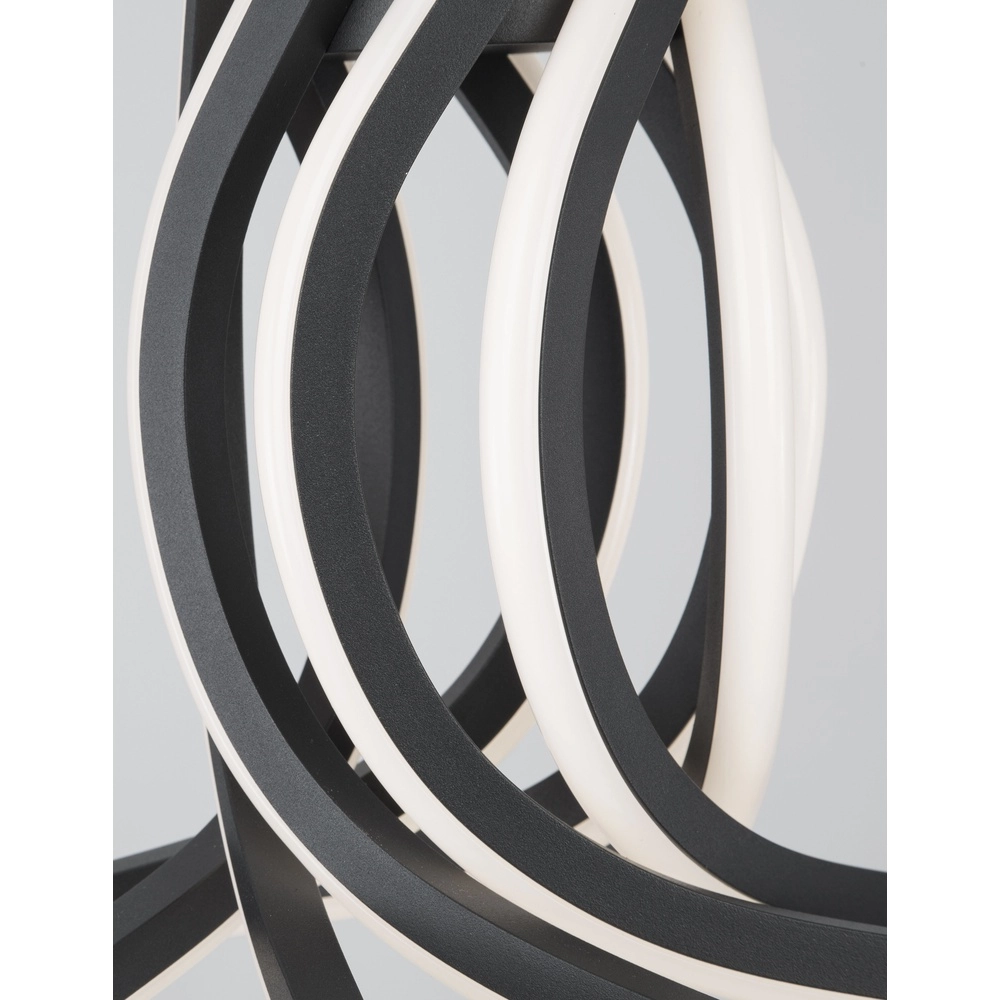 Design-Pendelleuchte Narvi M schwarz Ø 80cm Lyora 5212017424198